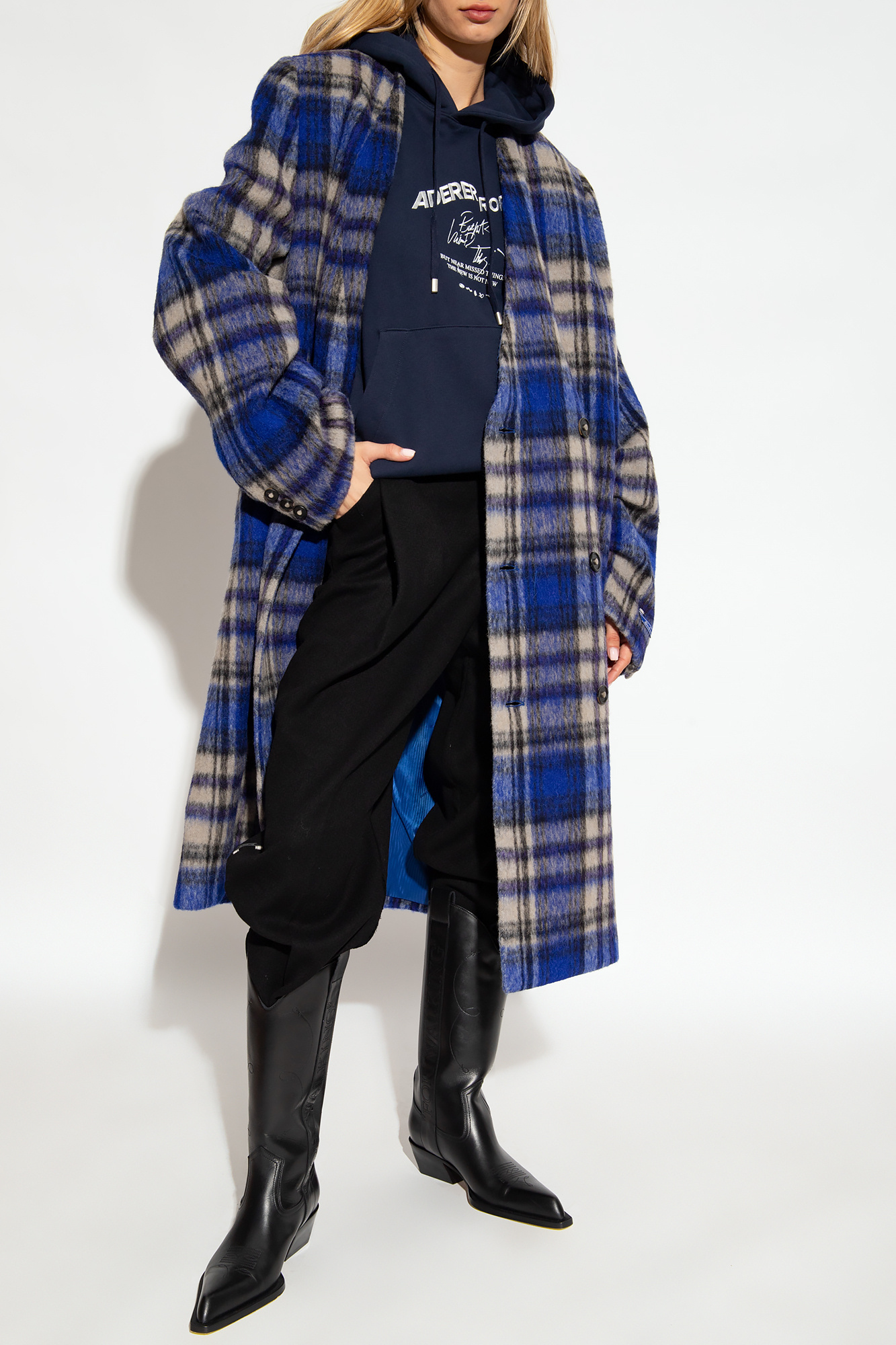 Ader Error Multi-pocket Casual Pants In Black