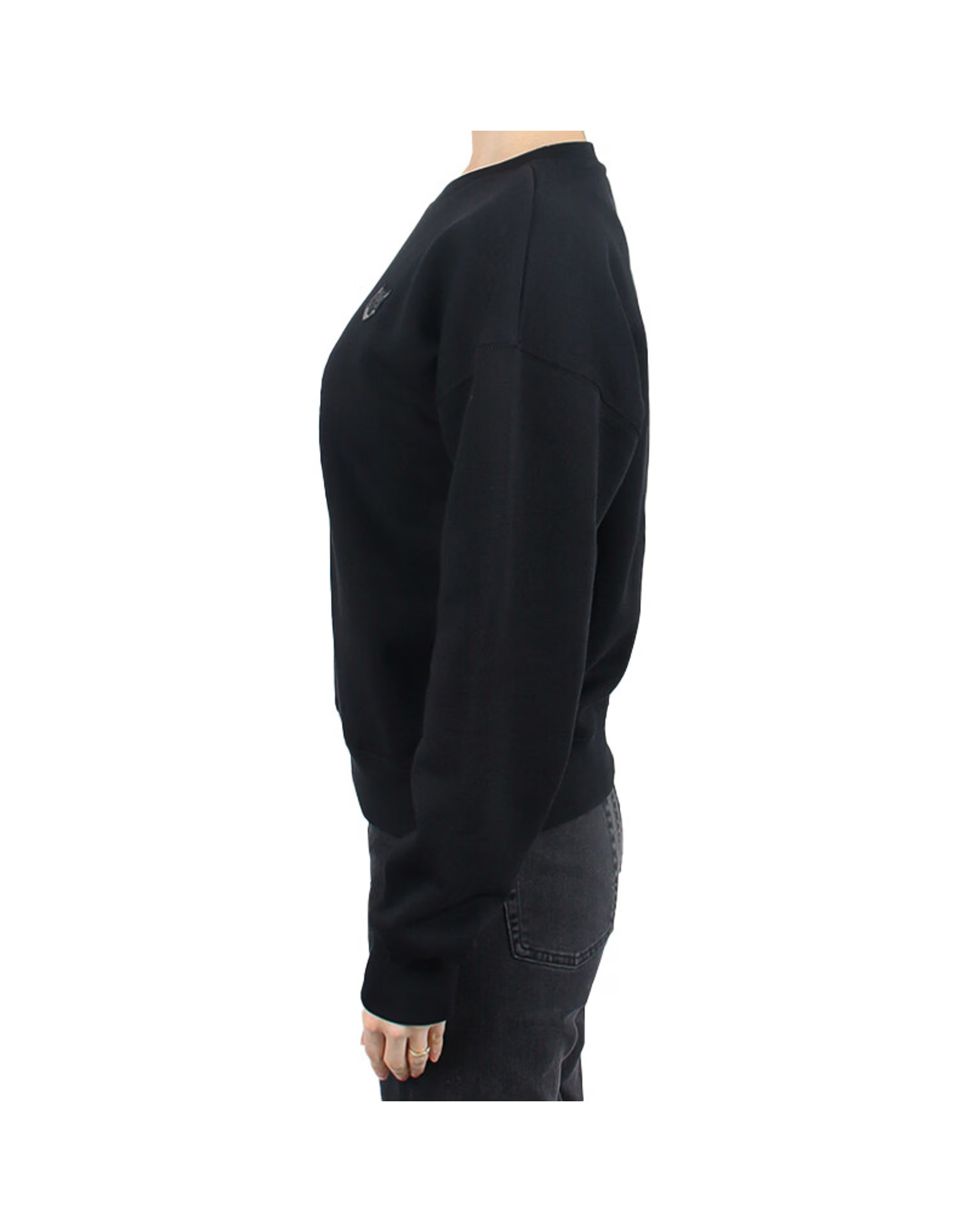 Shop Maison Kitsuné Bold Fox Head Patch Comfort Sweatshirt In Black