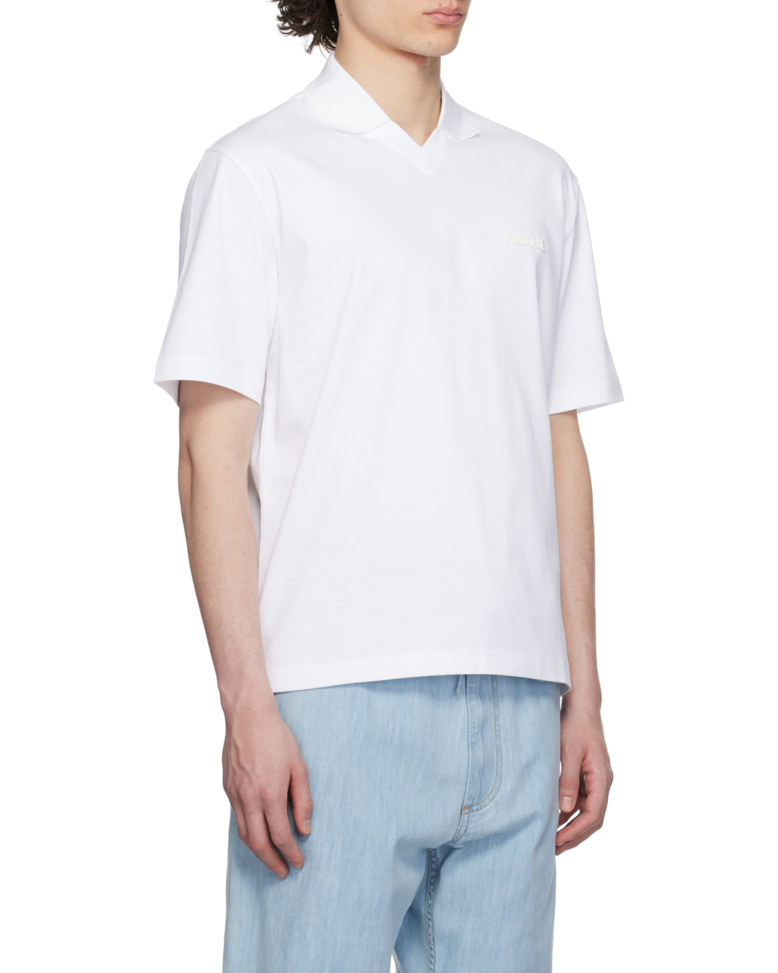 Mackage Short-sleeved Polo Shirt In White
