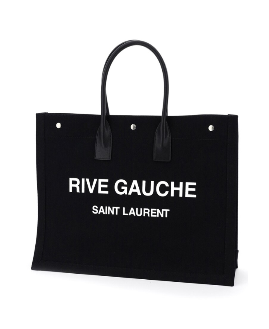 Saint Laurent Rive Gauche Tote Bag In Black
