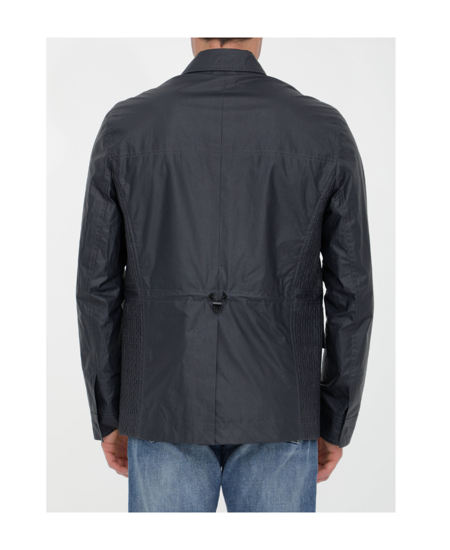 Dior Workwear Long-sleeved Jacket In Black