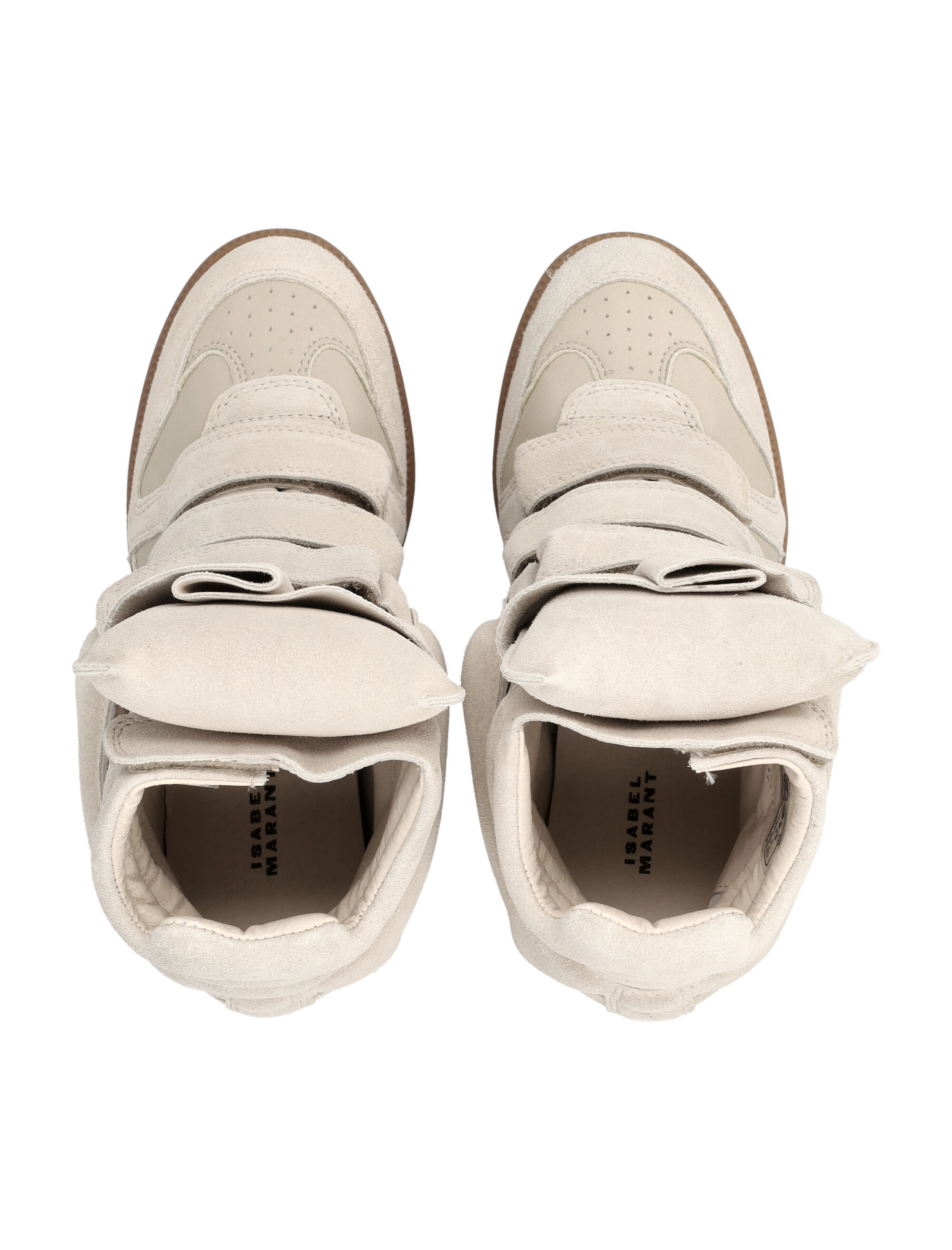 Isabel Marant Round Toe High Top Casual Shoes In Neutral
