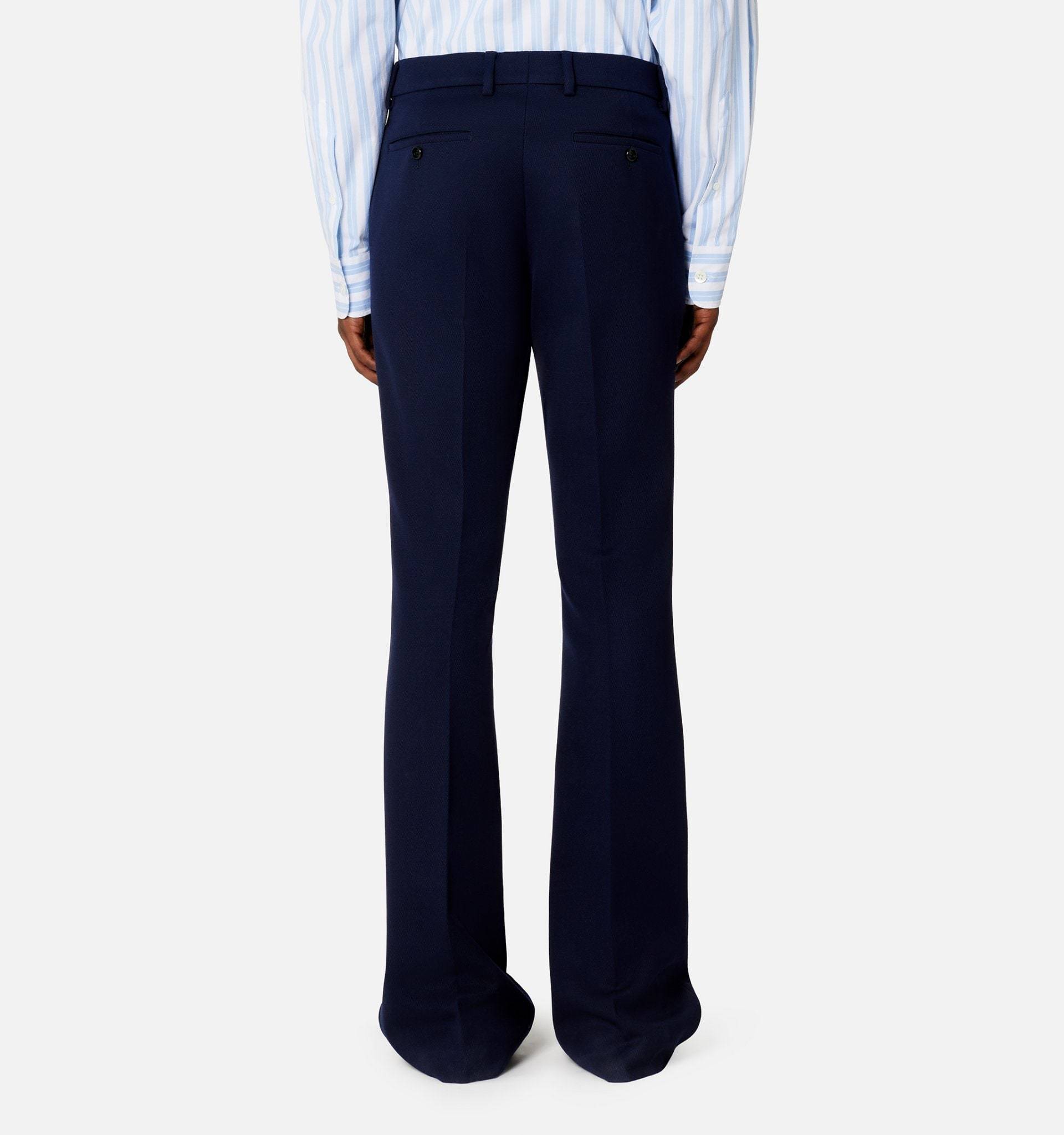 AMI ALEXANDRE MATTIUSSI FLARED BOOTCUT TROUSERS