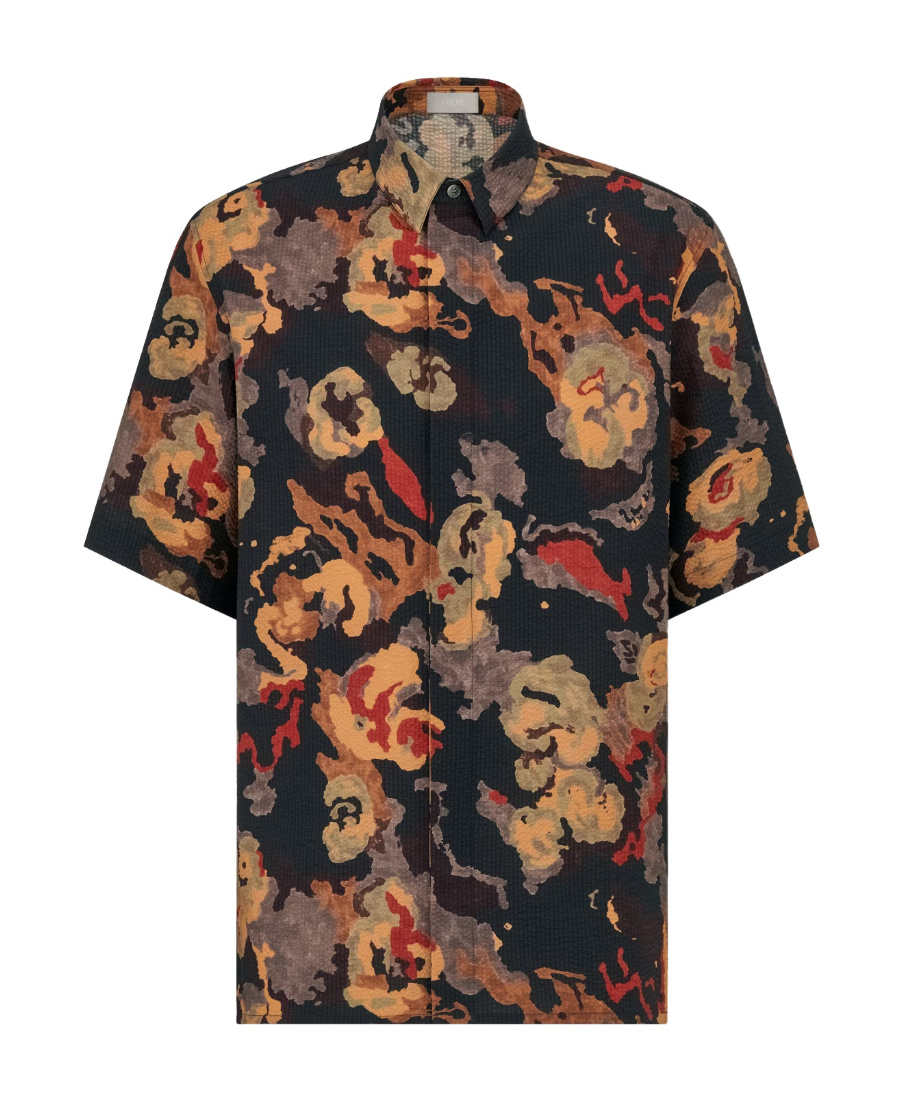 Dior Homme Man Shirt Black Size 16 Cotton In Black
