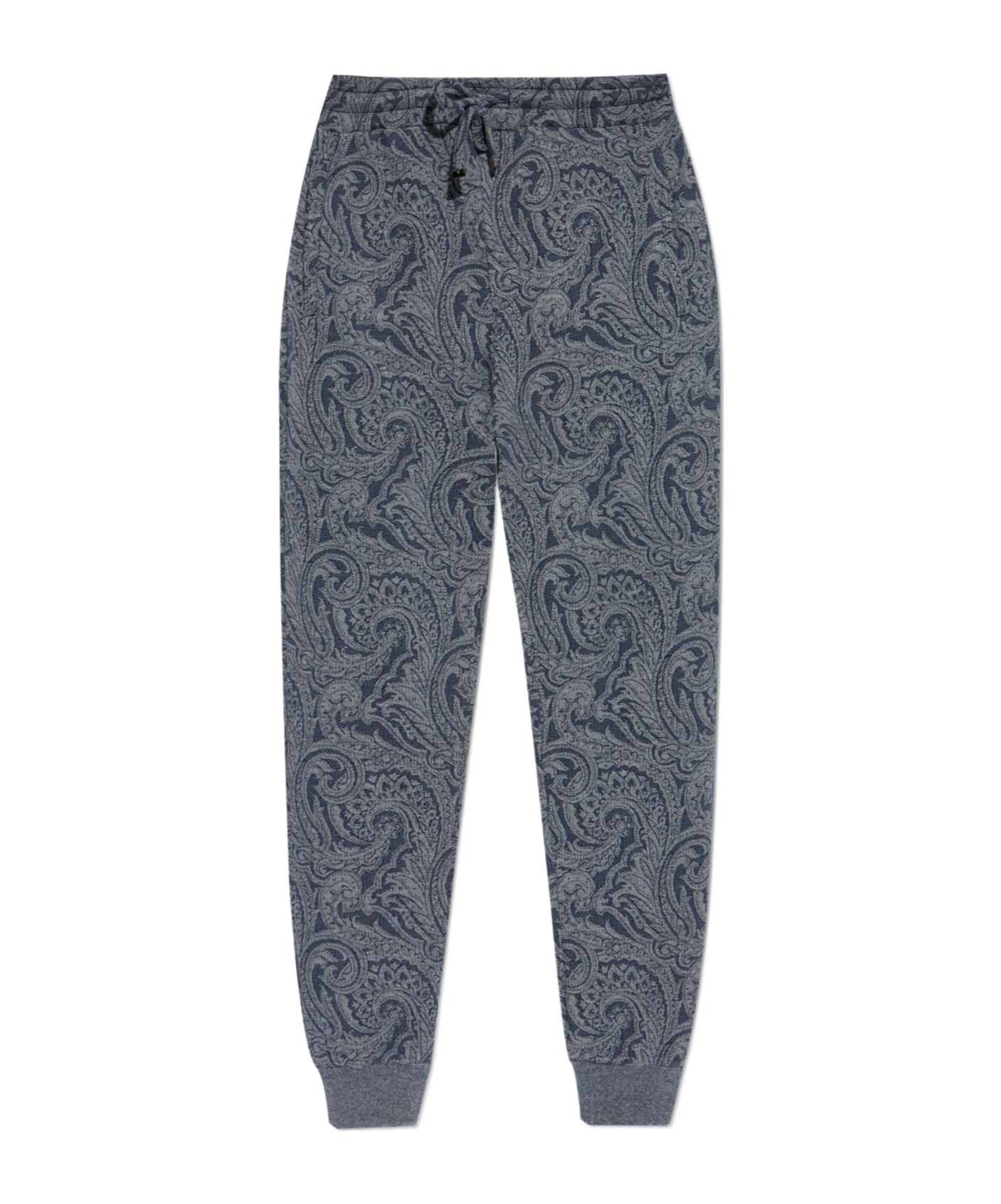 Etro Paisley-print Drawstring Track Pants In Gray