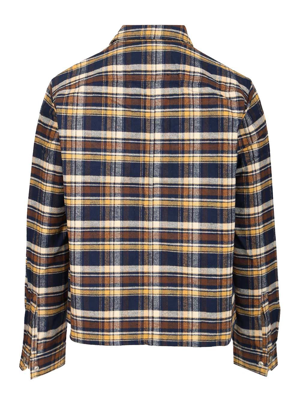 Rick Owens Drkshdw Cropped Plaid Outershirt In Black