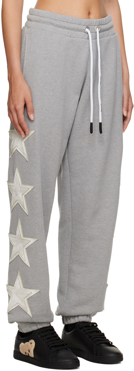 Palm Angels Rope Sweatpants In Gray