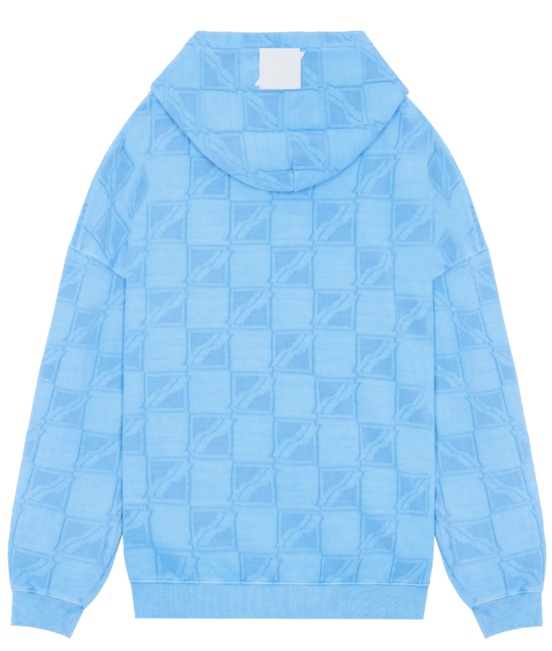 We11 Done Printed Pattern Sweater In Blue