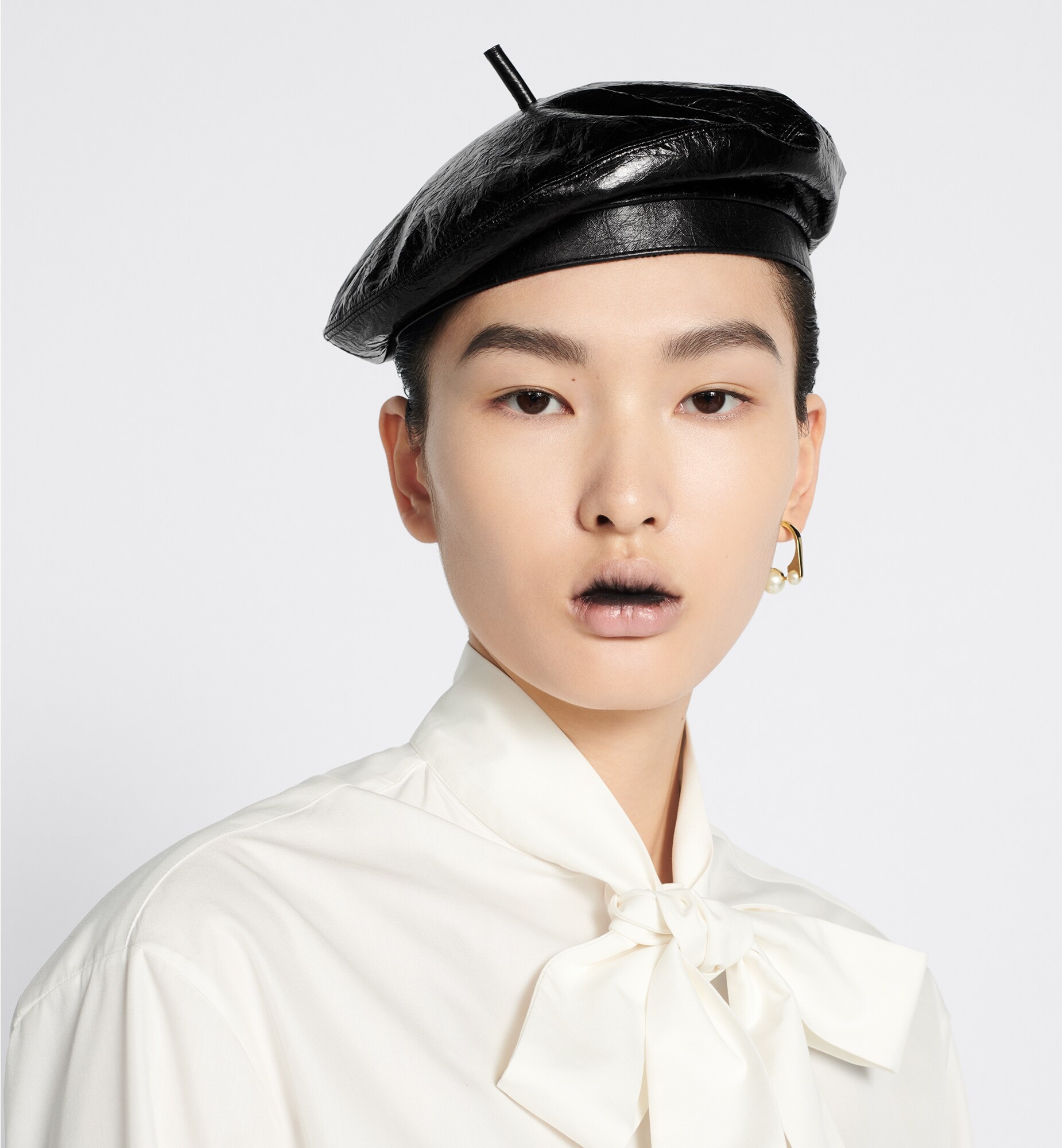Dior Arty Beret In Black