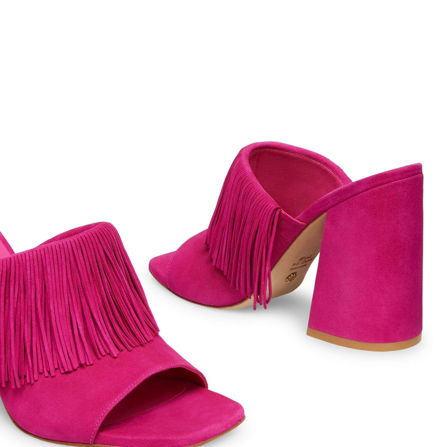 STUART WEITZMAN TIA TASSEL HIGH-HEELED SANDALS