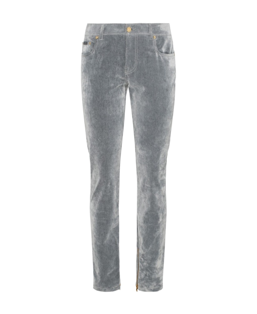 Tom Ford Logo Jeans In Gray