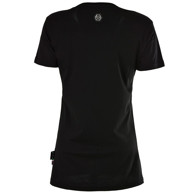 Philipp Plein Logo Details T-shirt In Black