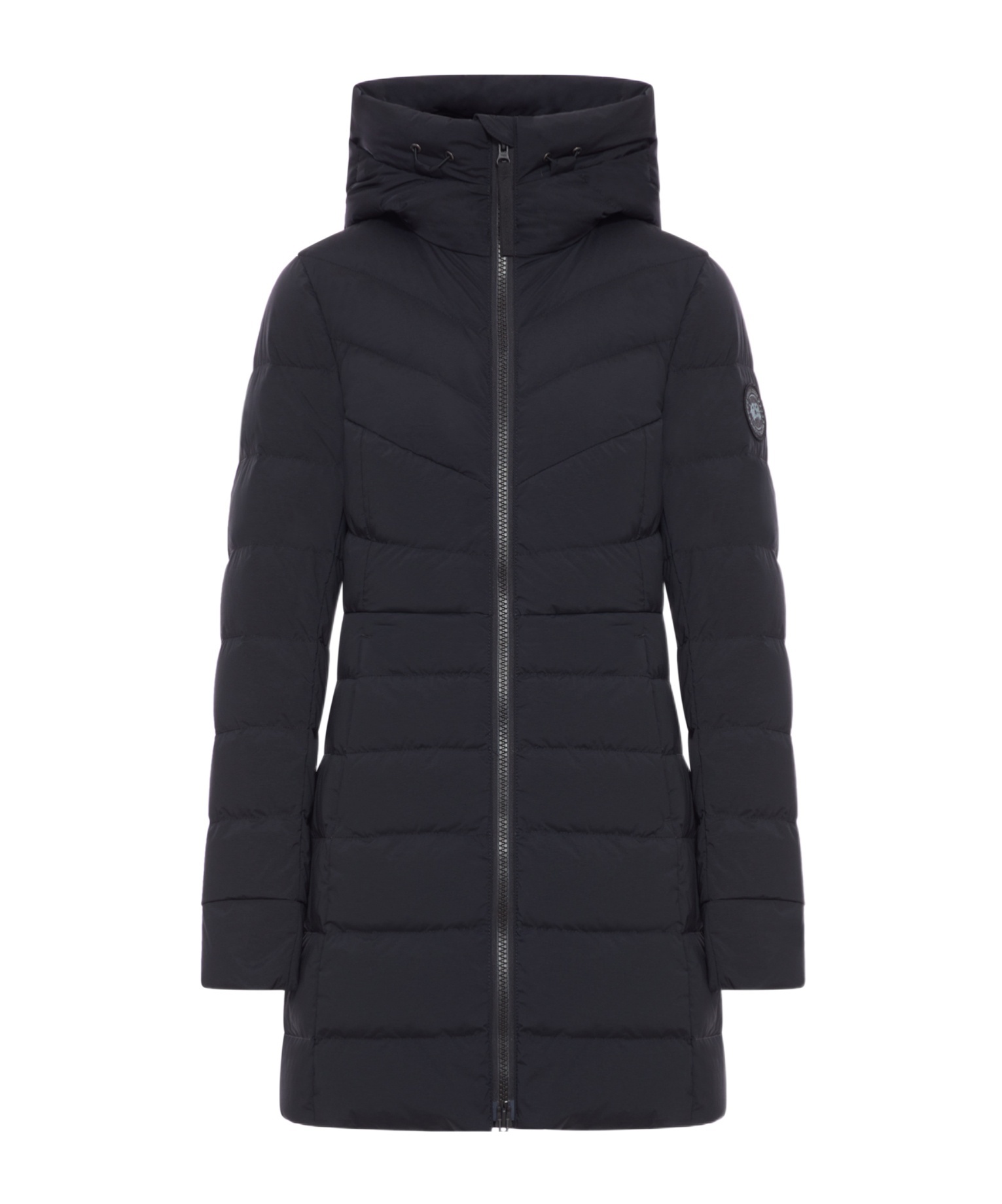 Canada Goose Midi Down Jacket Clair In Black