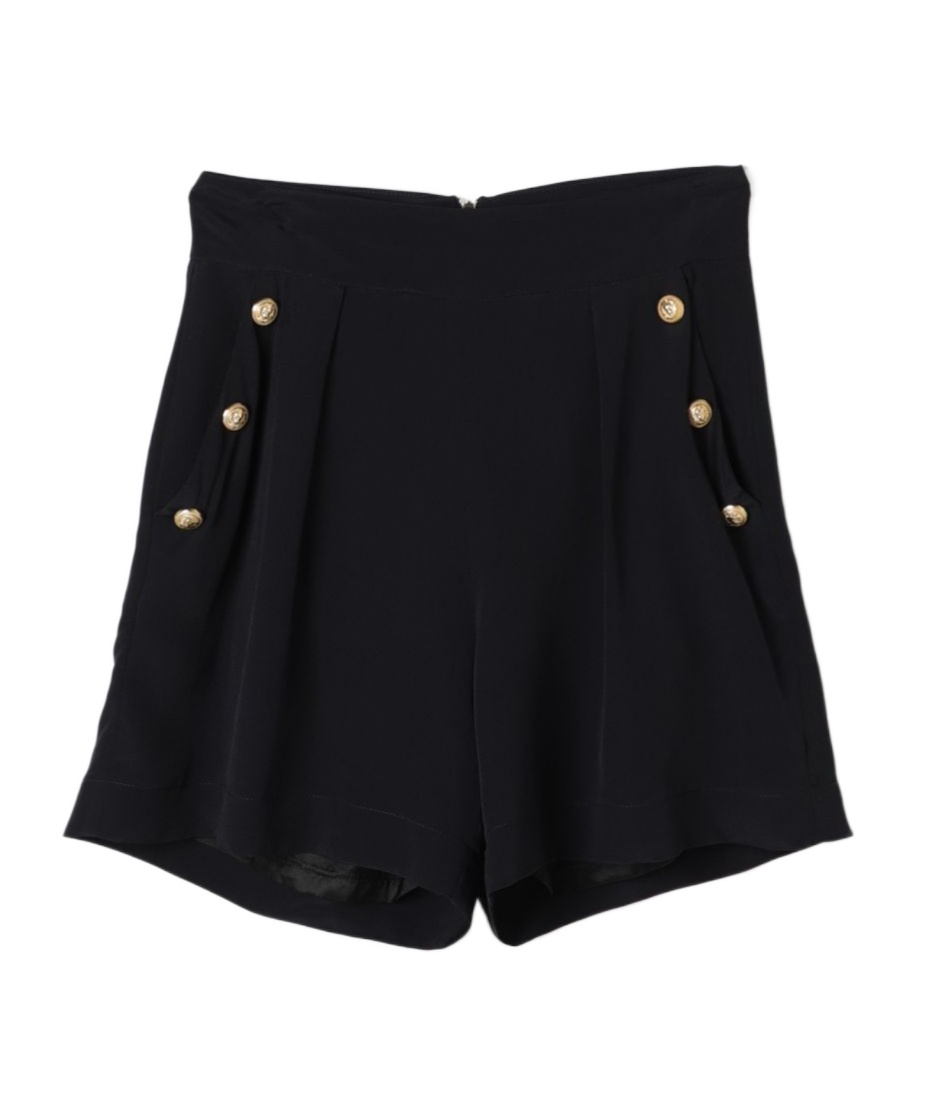 Balmain Zipper Shorts In Black