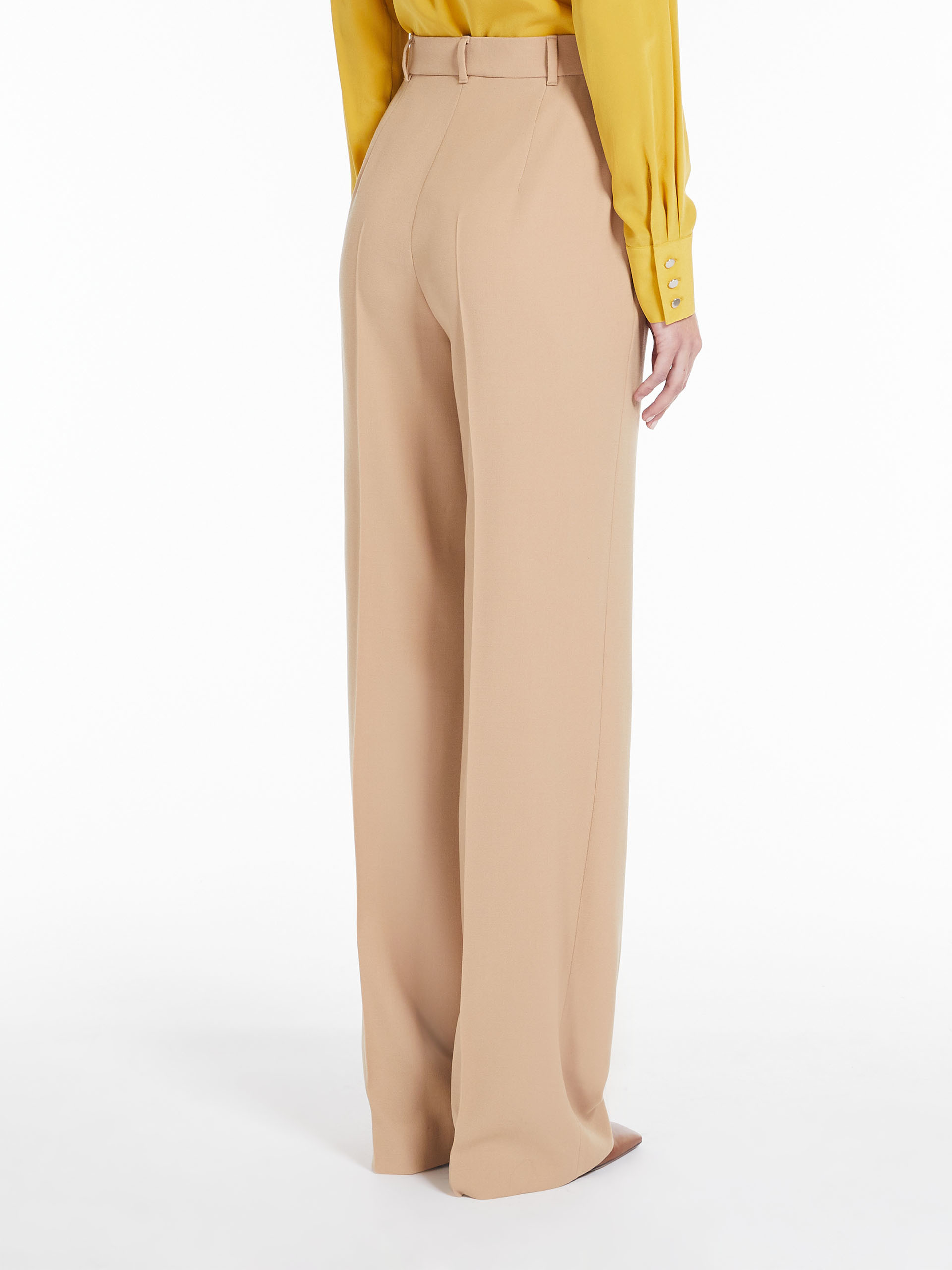 Max Mara Logo Casual Pants In Nude