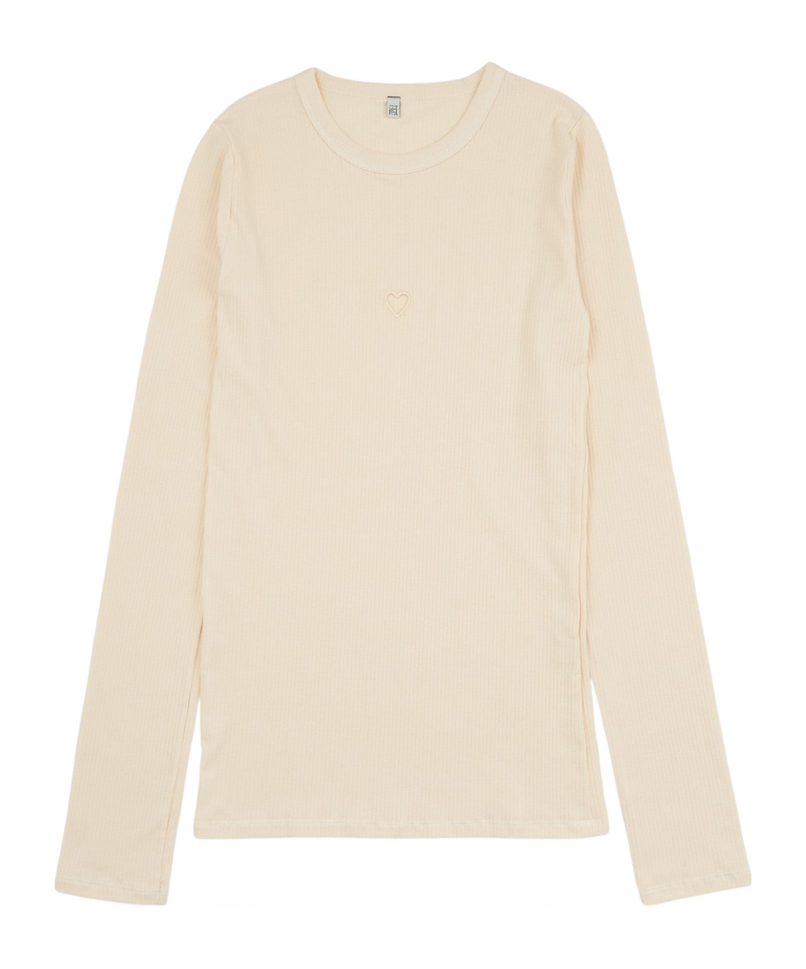 Baserange Heart Long Sleeve Tee Undyed