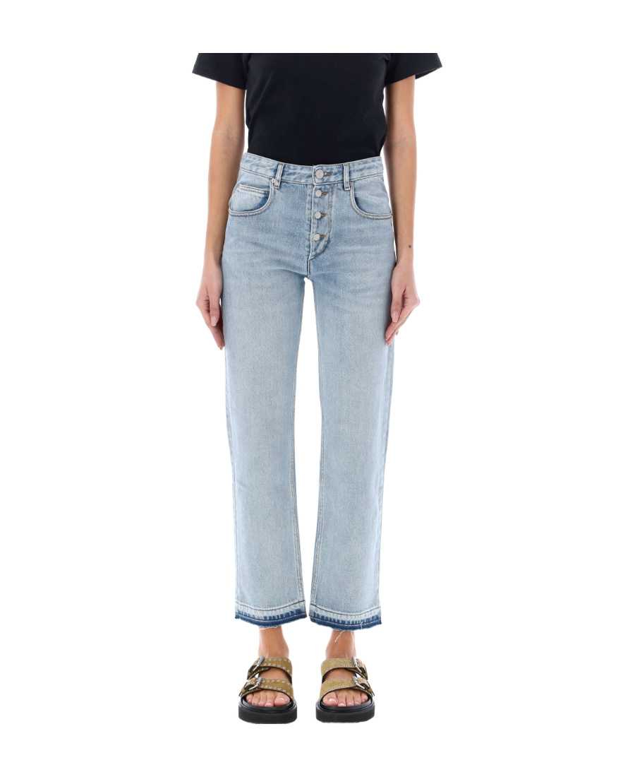 ISABEL MARANT JEMINA RAW-EDGE JEANS