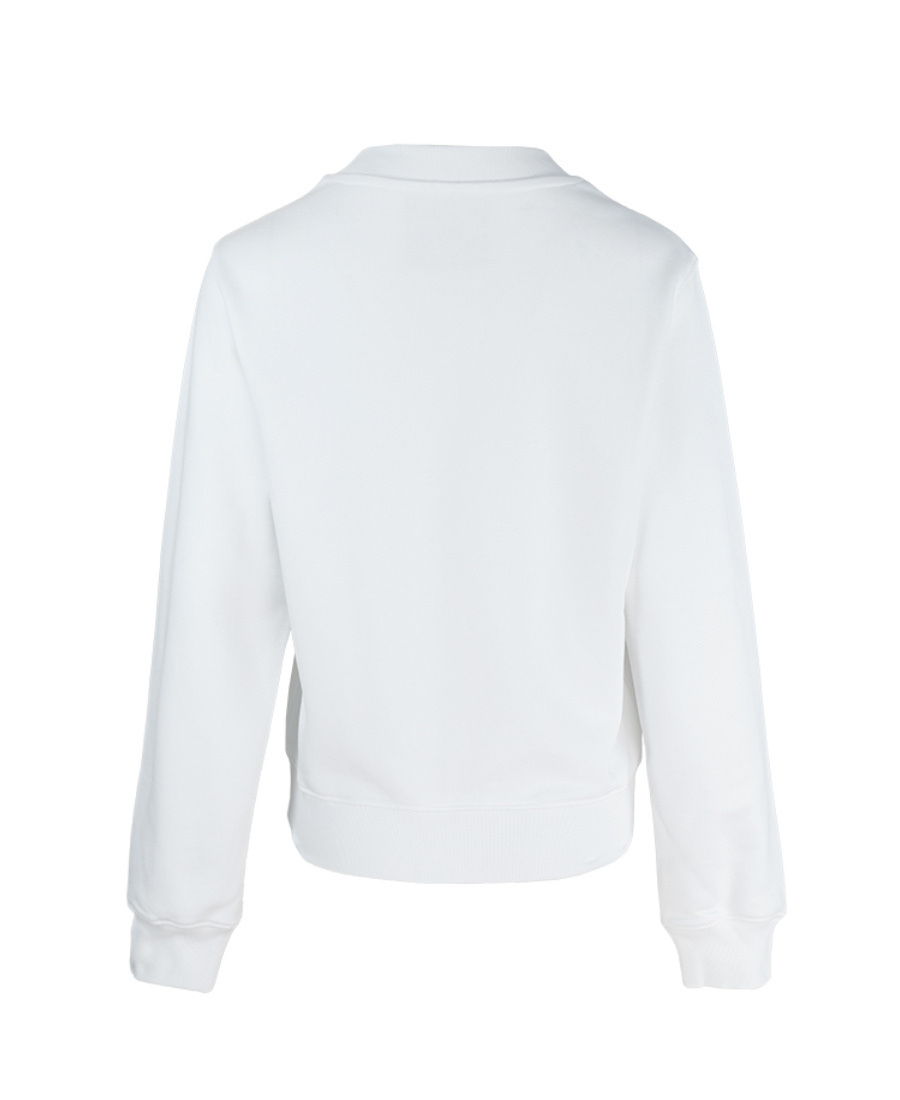 Moschino Couture Woman Sweatshirt White Size 14 Organic Cotton In White