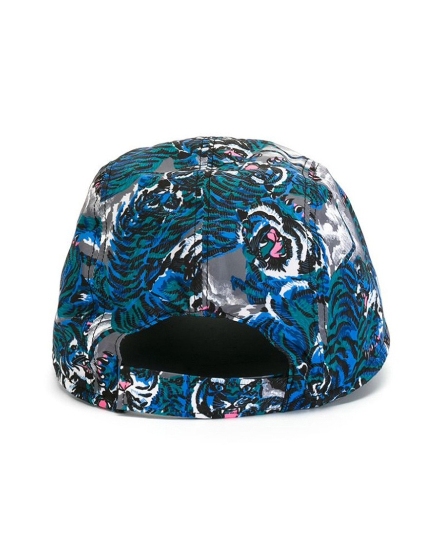 Kenzo Logo Details Baseball Hat In Blue