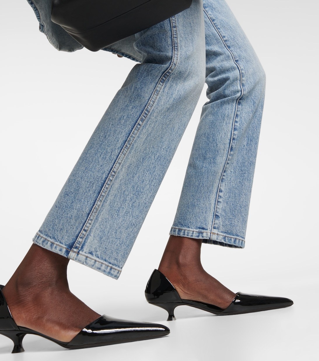 Khaite Abigail High-rise Straight Jeans In Blue