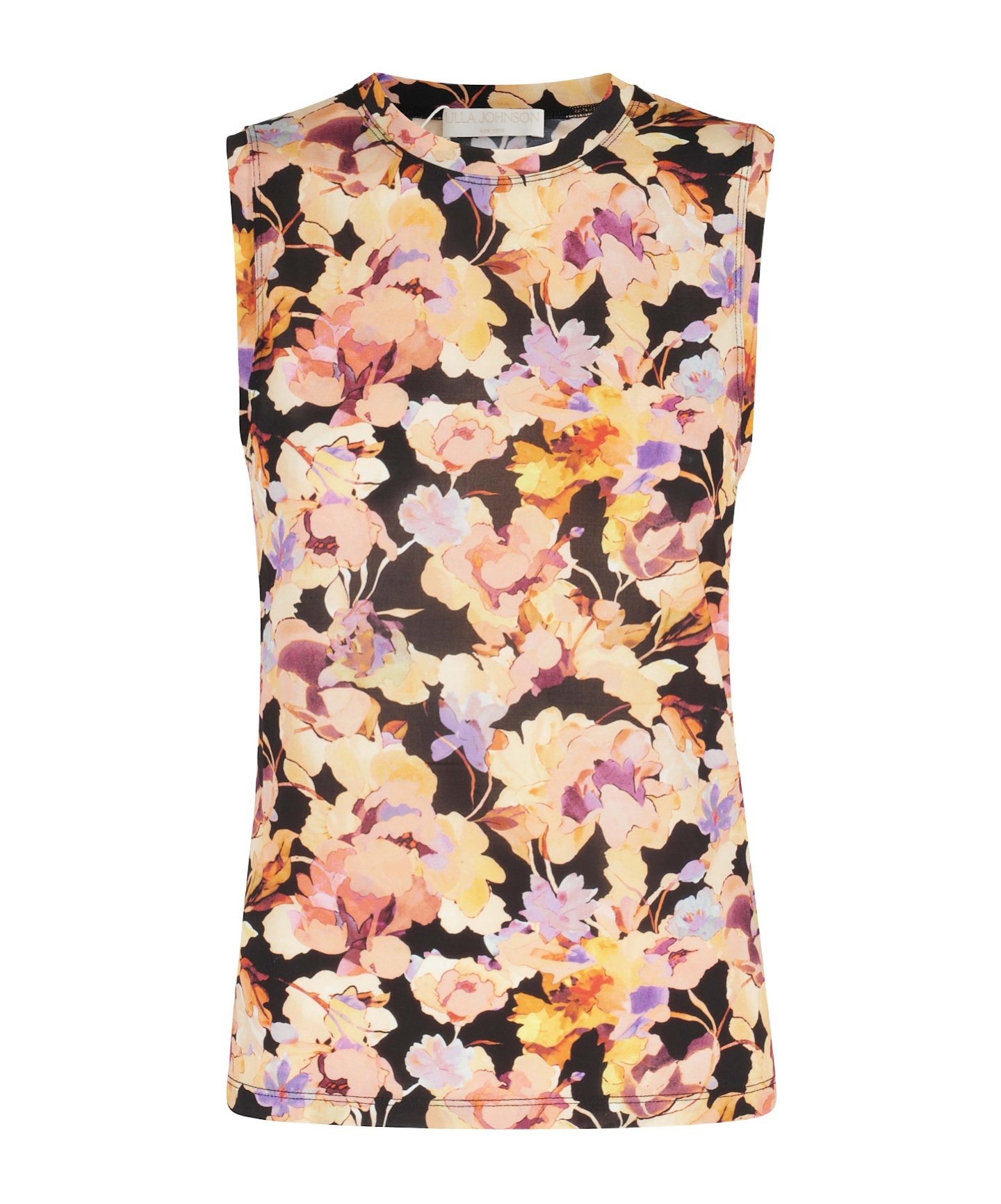 Ulla Johnson Round Neck Sleeveless Vest In Multi