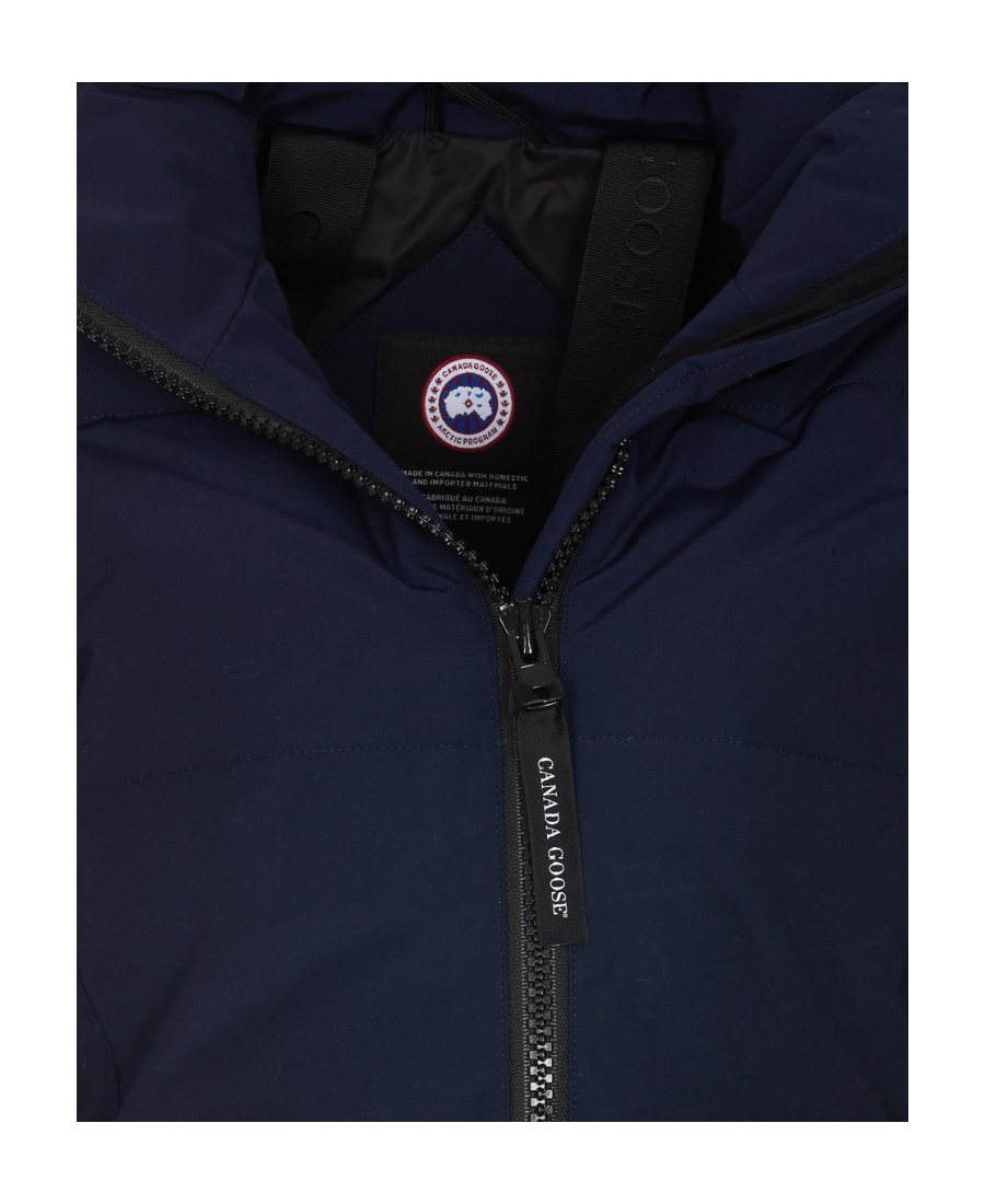 Canada Goose Hooded Padded Coat In Black