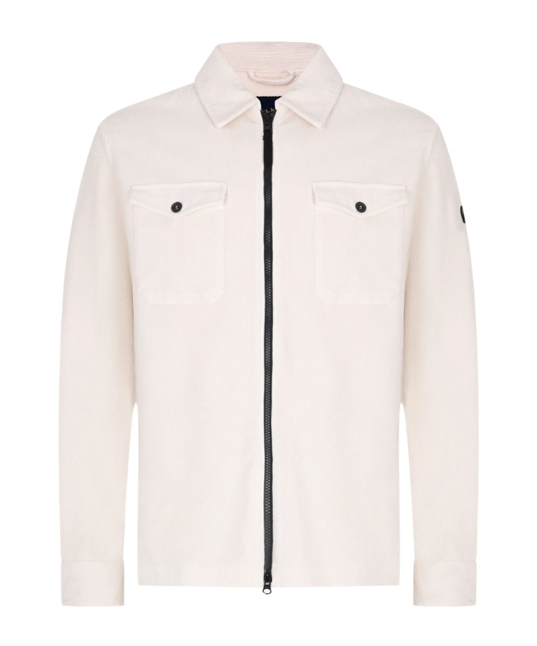 Paul & Shark Long-sleeved Casual Jacket In Cream