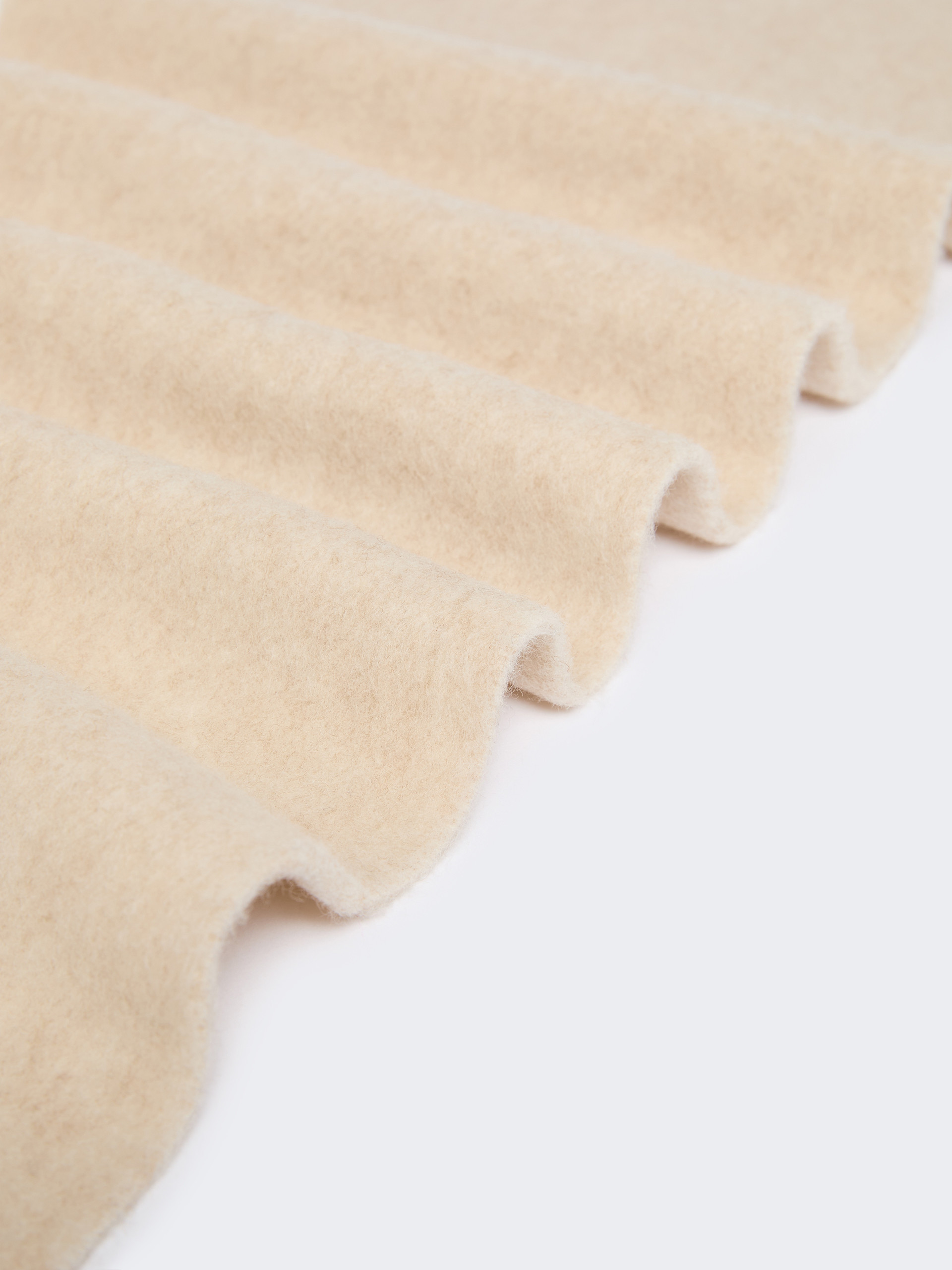 Max Mara Embroidered Wool Scarf In Neutral