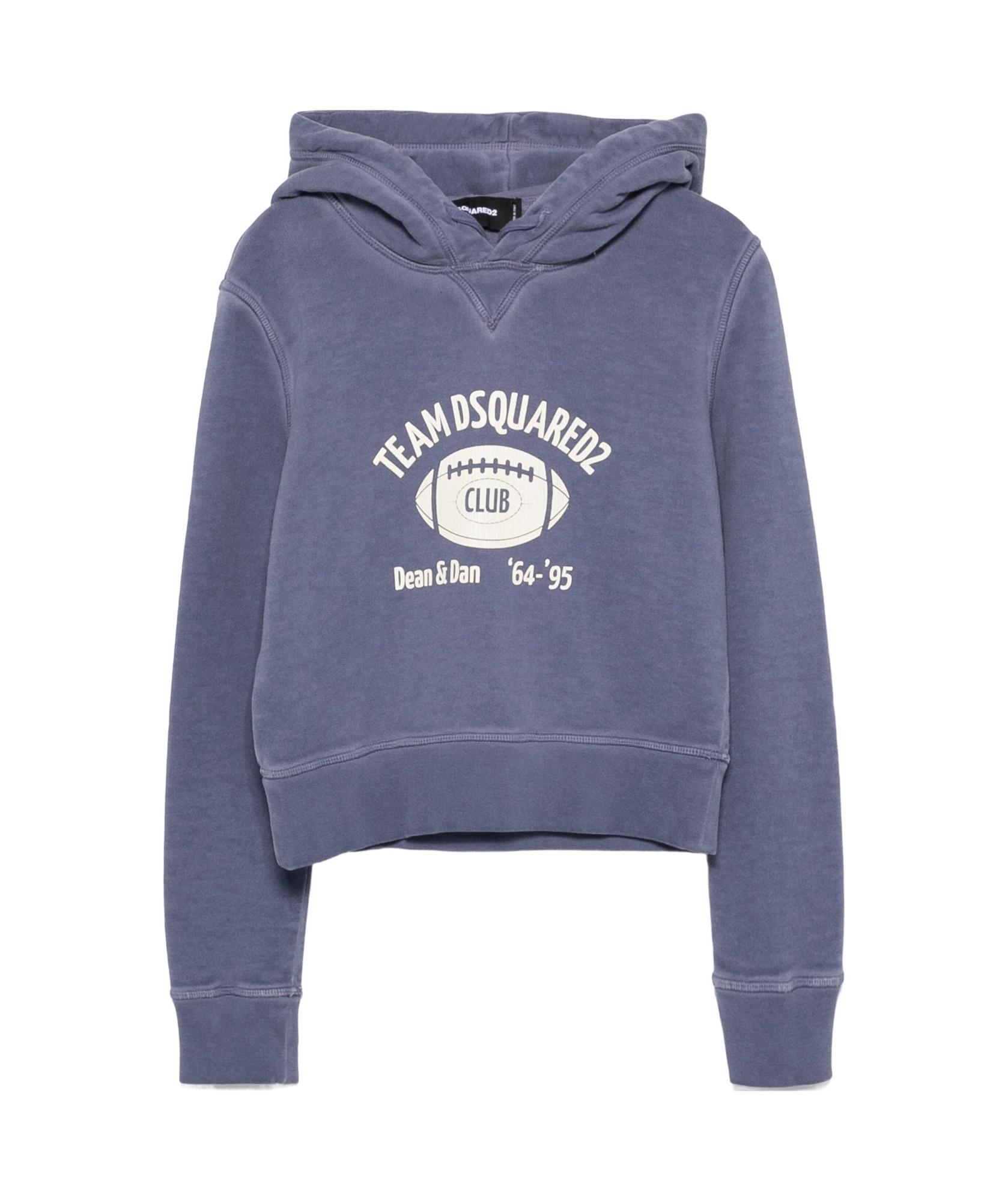 Dsquared2 Logo-print Hoodie In Purple