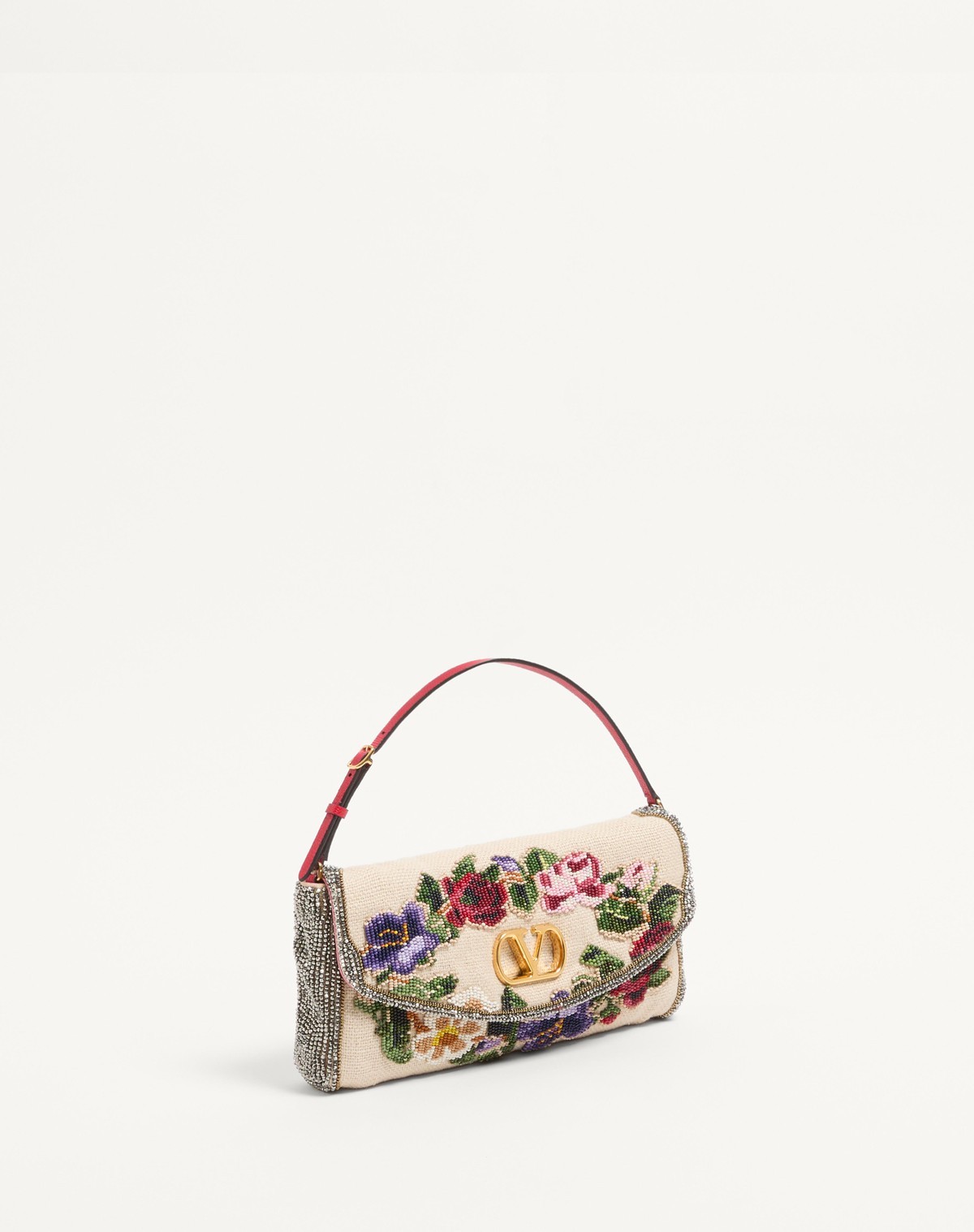 Valentino Garavani Garavani Vain Soft Embroidered Small Shoulder Bag Woman Multicolour Uni