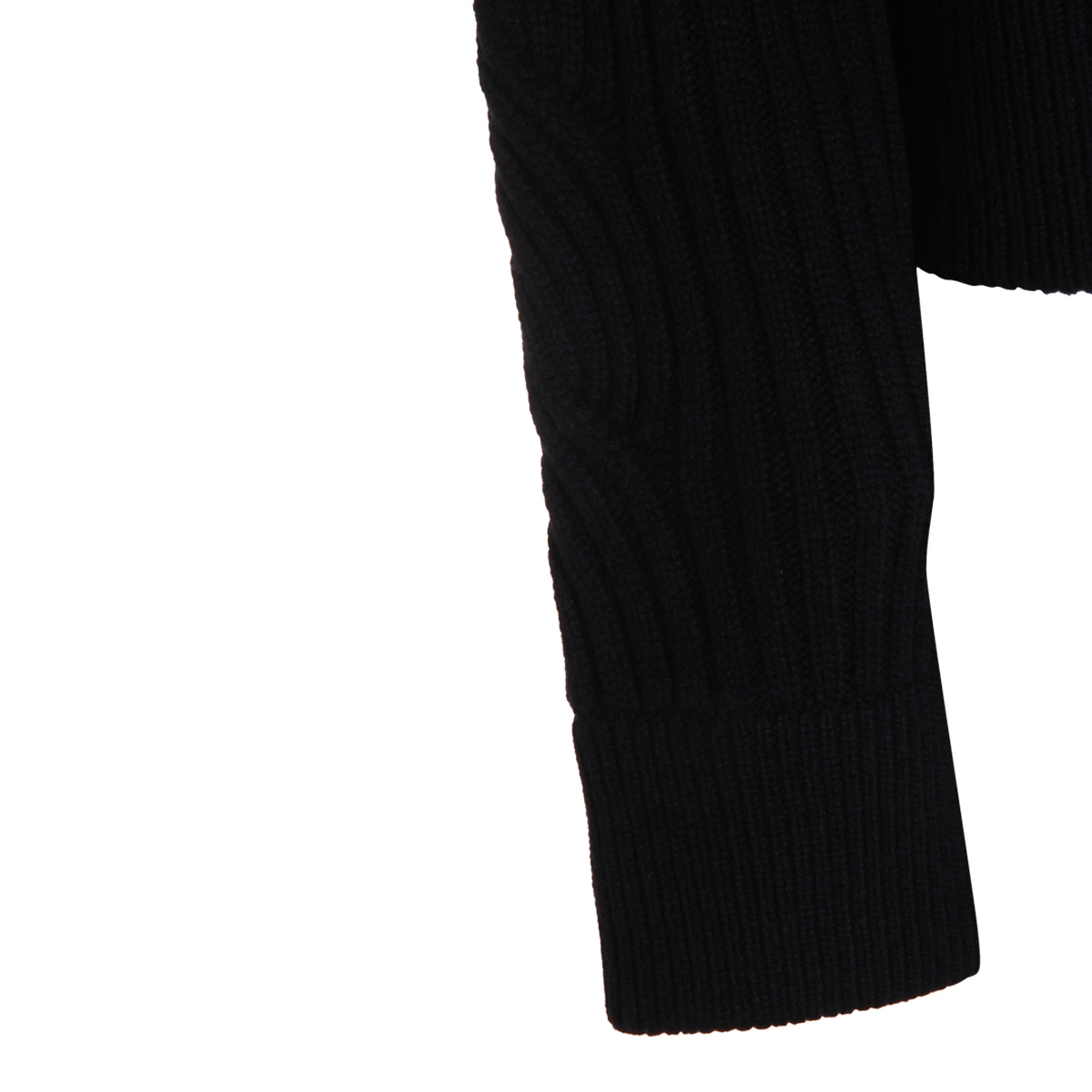 Max Mara Black Wool Afelio Knitwear In Black
