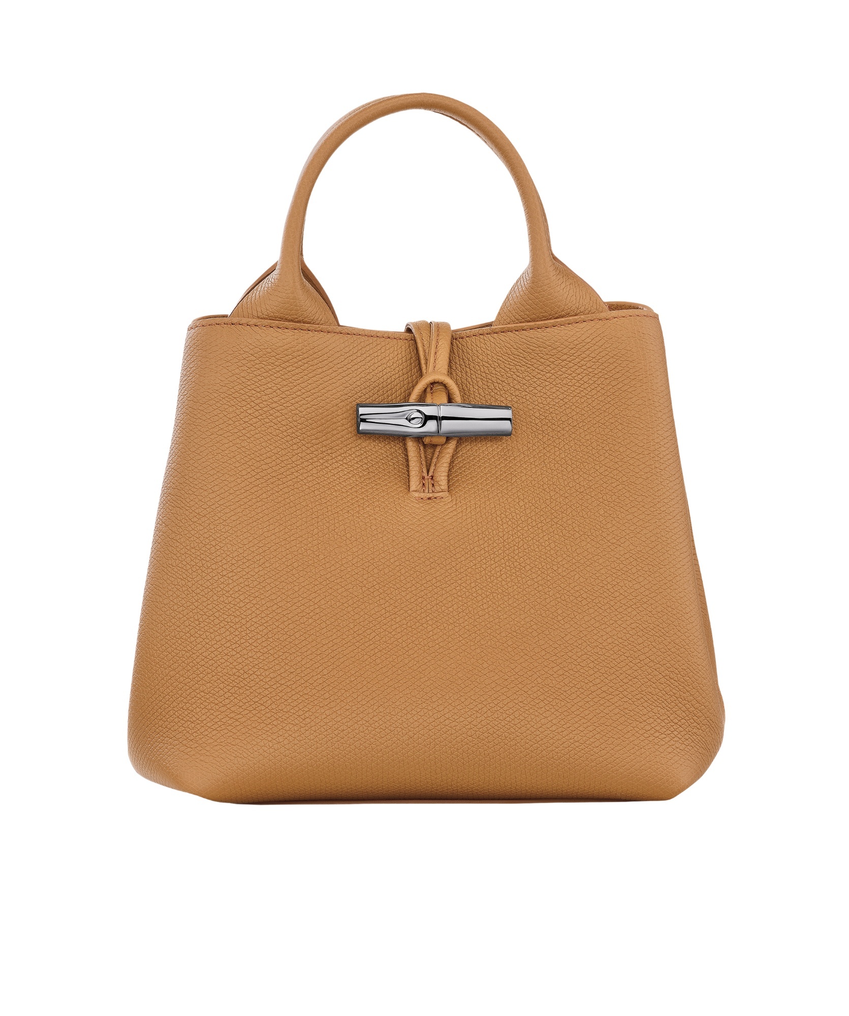 Longchamp Walnut Coloured Shoulder Bag With Detachable Strap In Brown