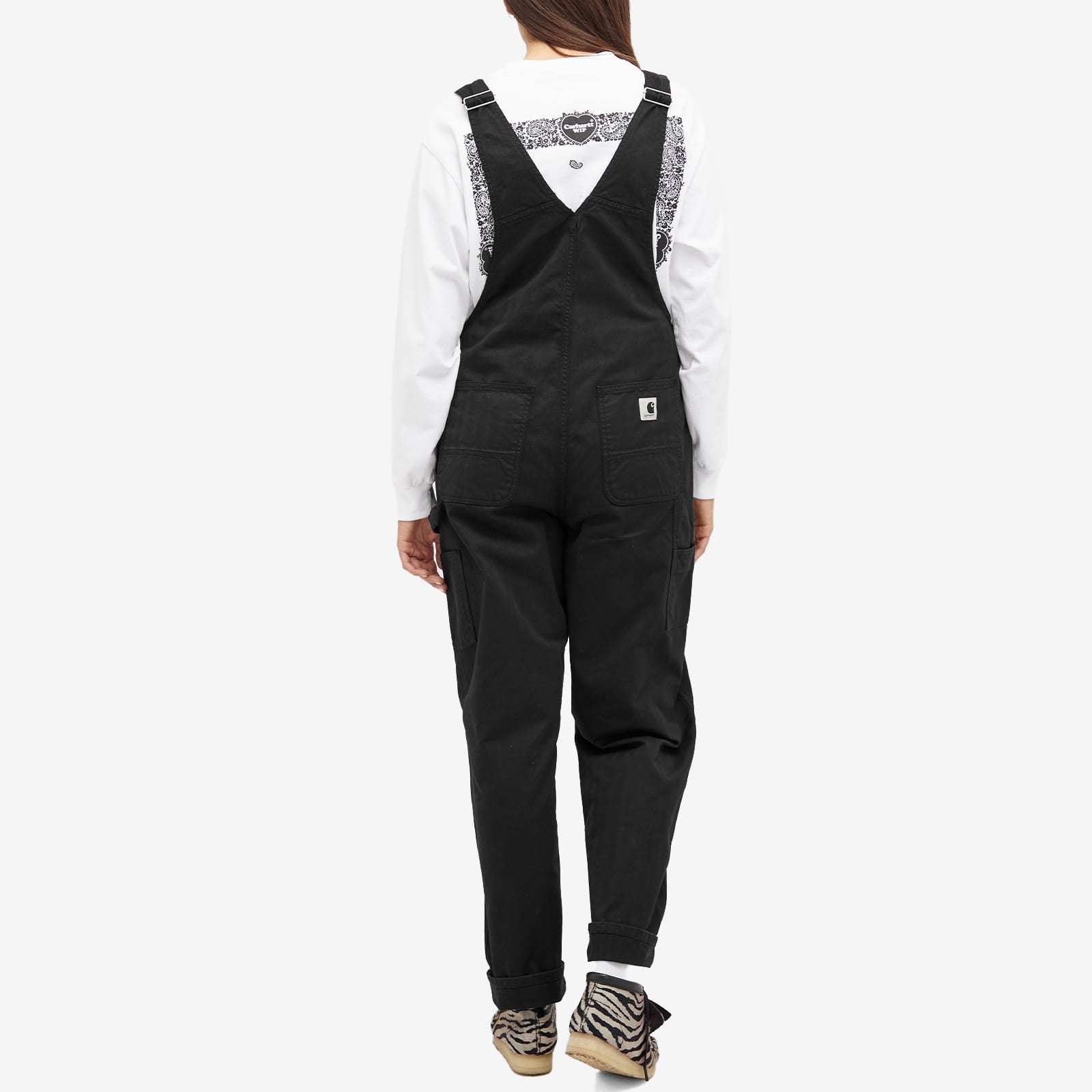 Carhartt Wip Women Straight Bib Overalls In Black