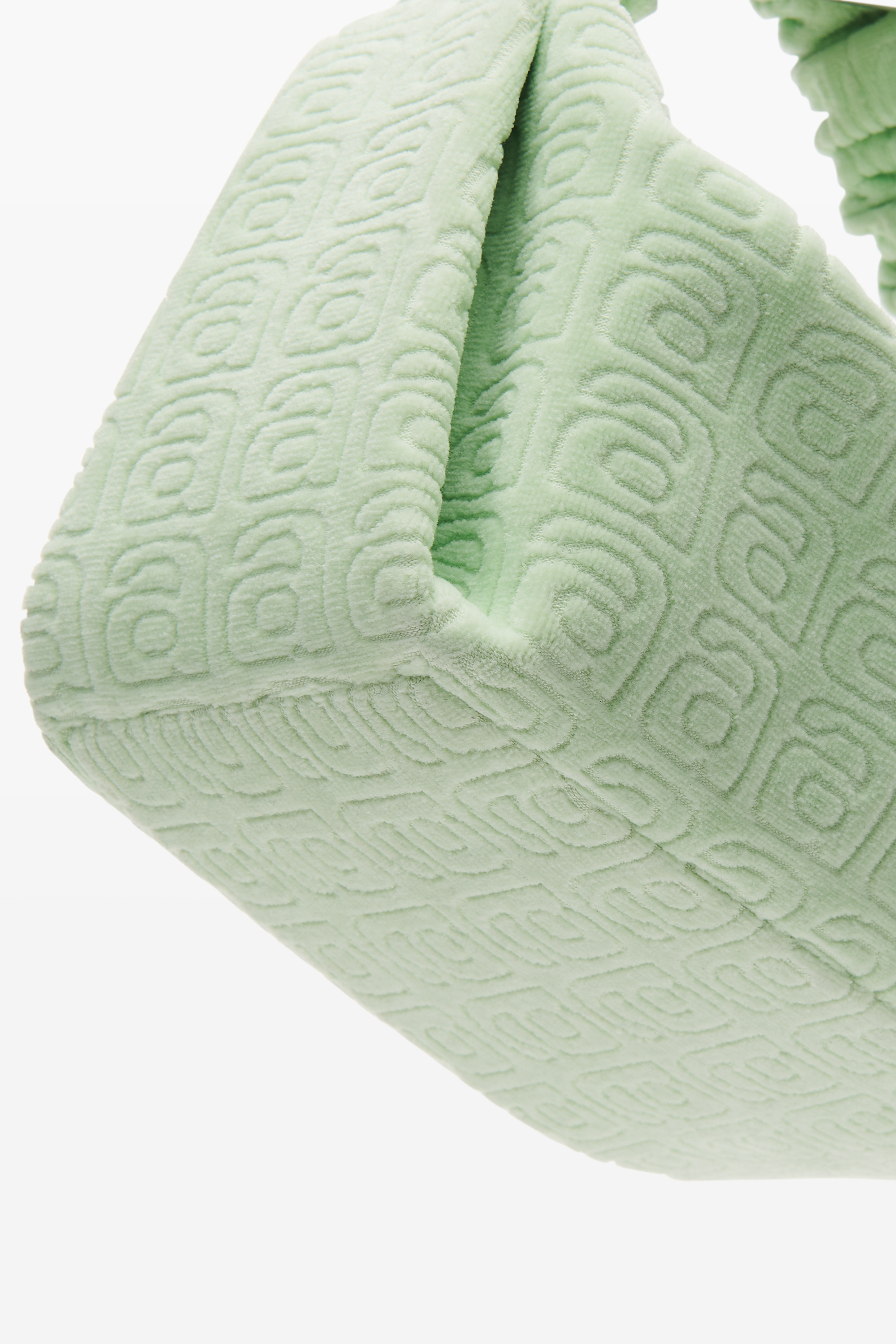 Alexander Wang Small Scrunchie Mini Bag In Green