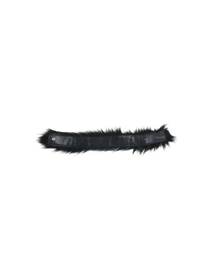 We11 Done Artificial Fur Collar In Black