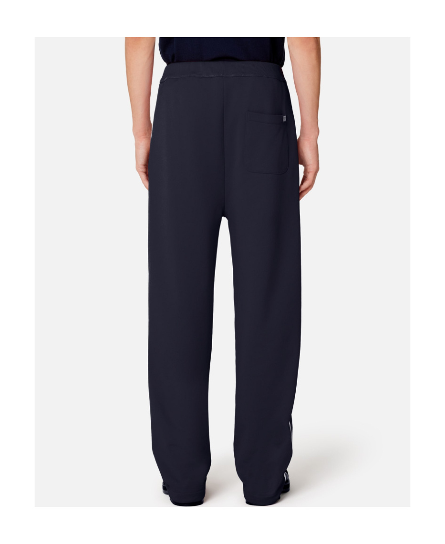 AMI ALEXANDRE MATTIUSSI SIDE-STRIPE DRAWSTRING TRACK PANTS 