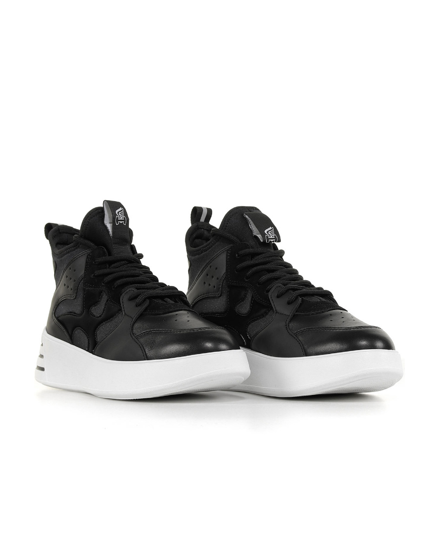 Hogan Rebel Hi-top Sneakers In Black