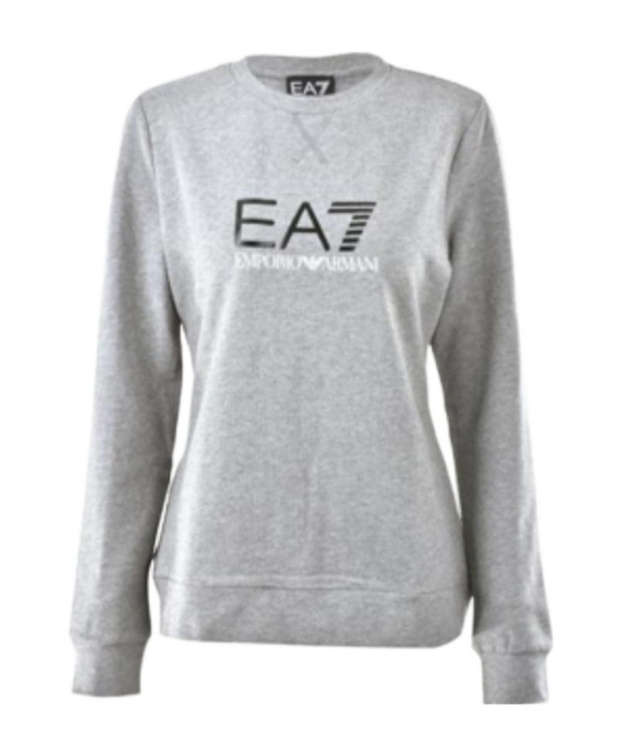 EA7 ROUND-NECKED LOGO SWEATER 