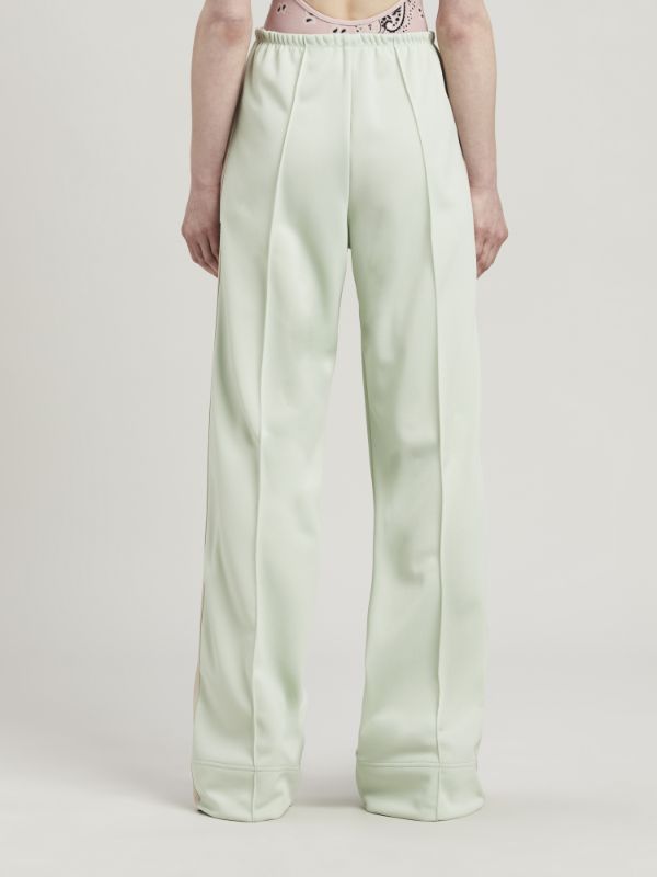Shop Palm Angels Side Striped Track Trousers In White