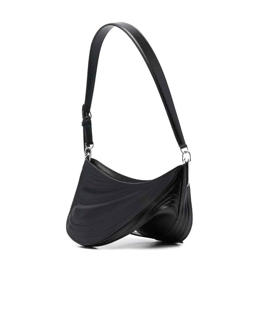 MUGLER TOP ZIPPER SHOULDER BAG