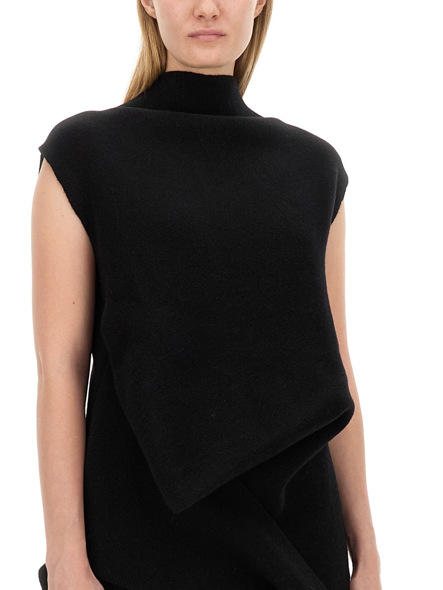 Rick Owens Knitted Tops. In Black
