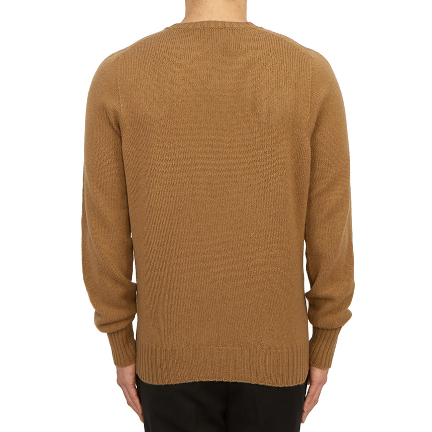 Drumohr Long-sleeved Sweater In Brown