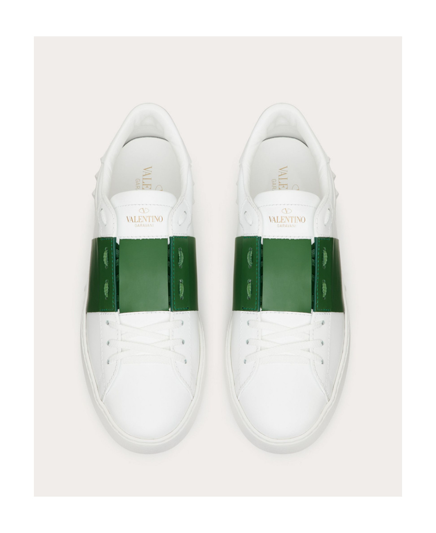 Valentino Open Low-top Sneakers In White