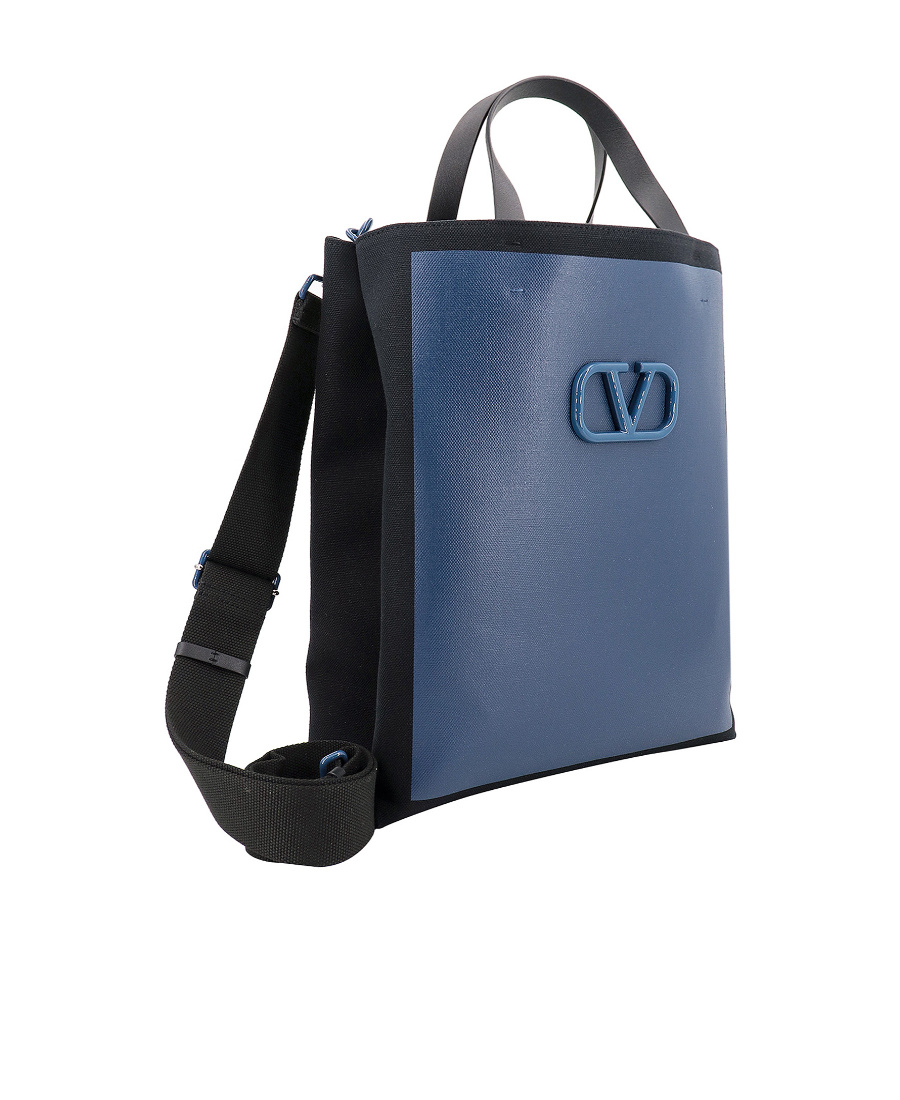 Valentino Vlogo Signature Tote Bag In Black