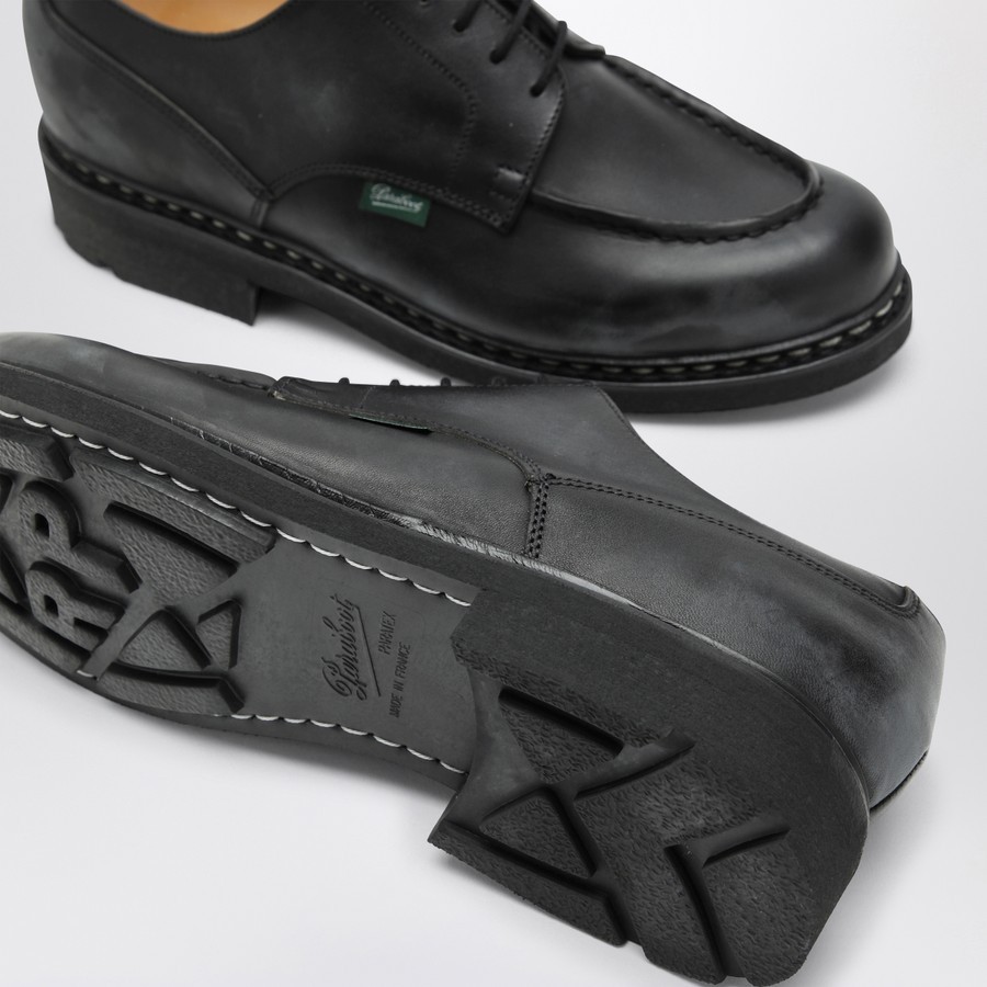 Paraboot Thiers Sport Shoe Black Leather In Black