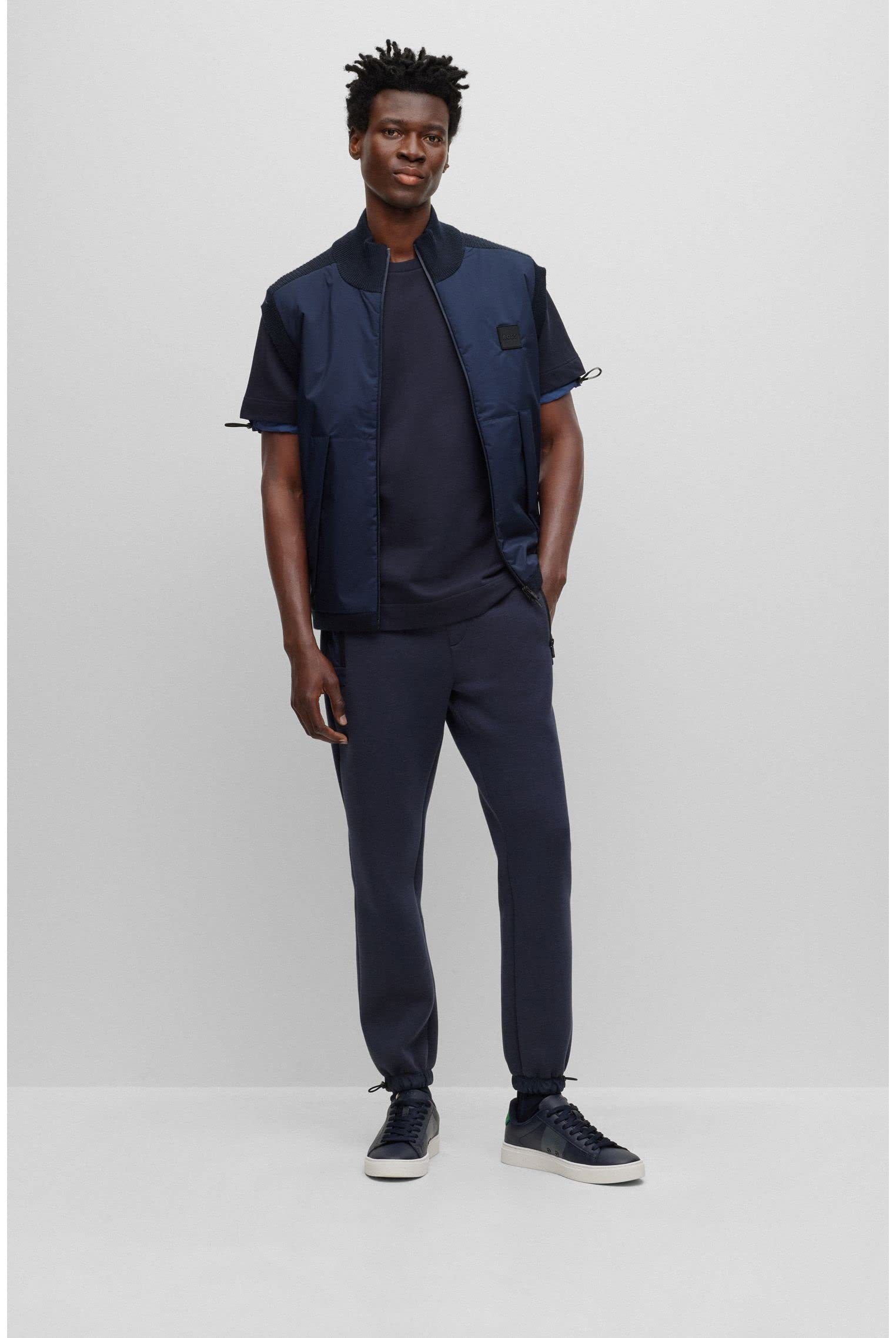 Hugo Boss Boss Thompson Solid T-shirt In Black
