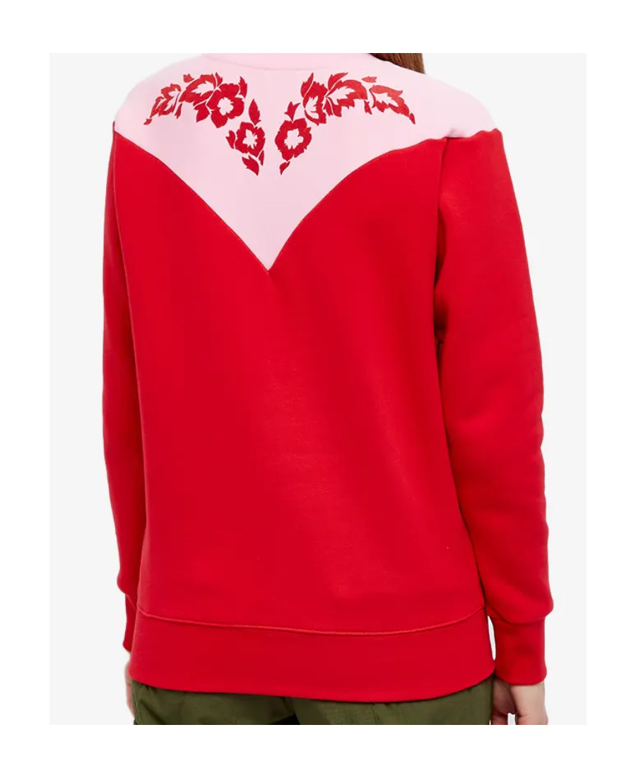 Kenzo Cotton Crew-neck Sweatshirt In Red