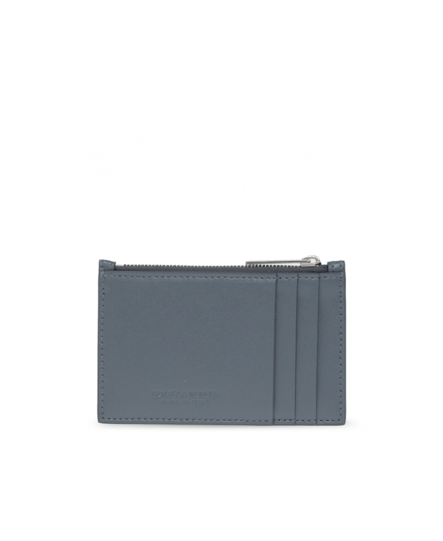 Bottega Veneta Intrecciato Card Holder In Green