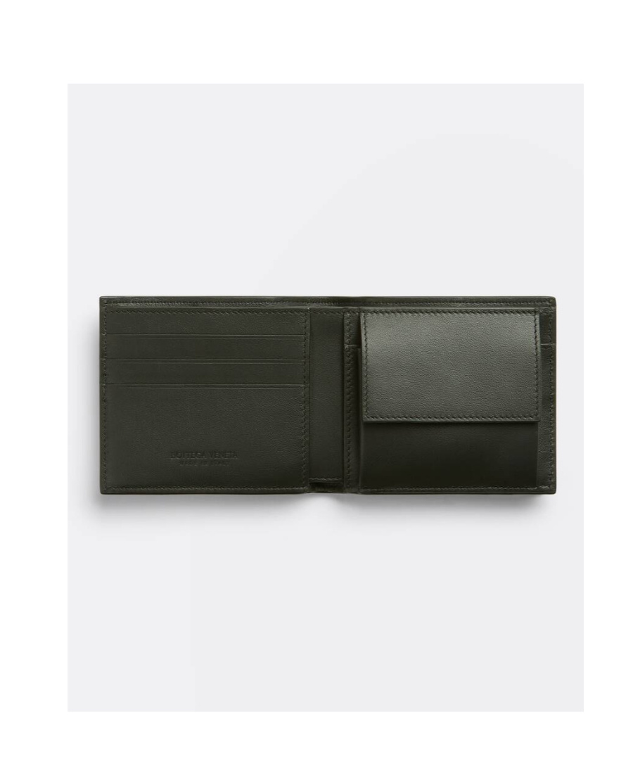 Shop Bottega Veneta Cassette Bi-fold Wallet With Coin Purse In Black