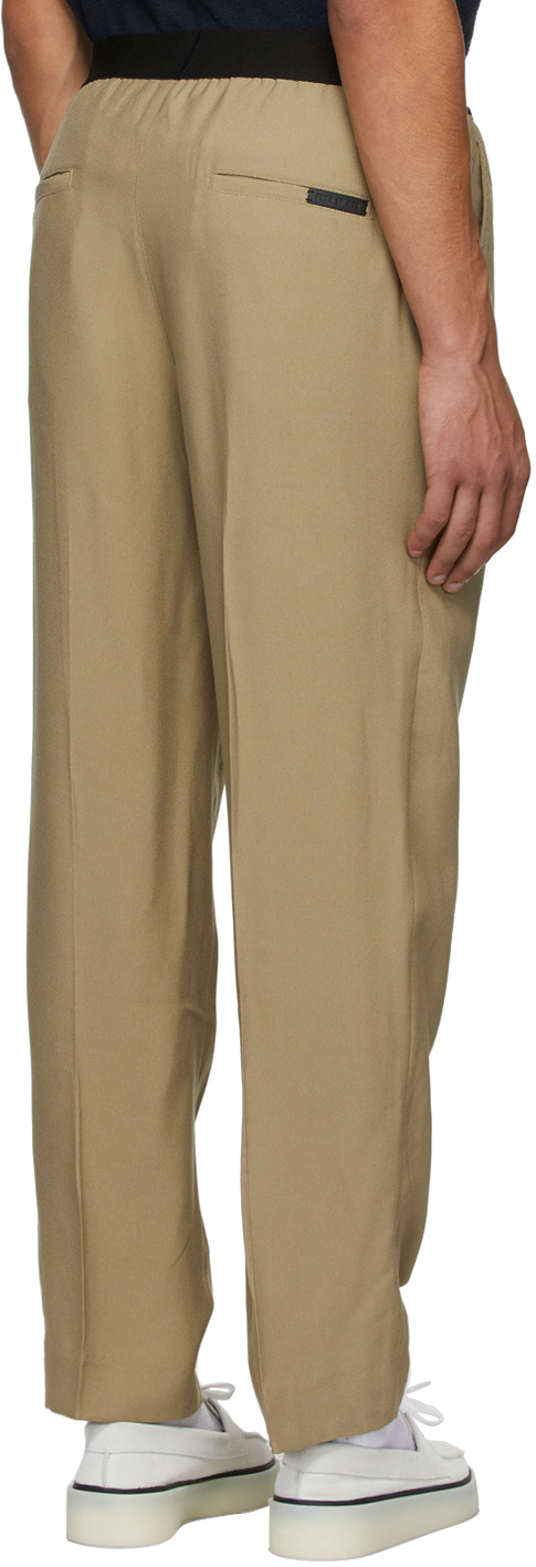 Fear Of God Everyday Straight Leg Trousers In Nude